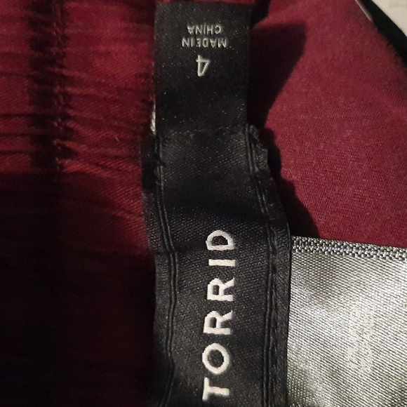 Torrid Velour Challis Drawstring Trouser 26 - Picture 9 of 13